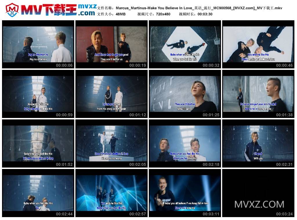 Marcus_Martinus-Make You Believe In Love_英语_流行_MC900568